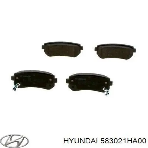 583021HA00 Hyundai/Kia колодки гальмові задні, дискові