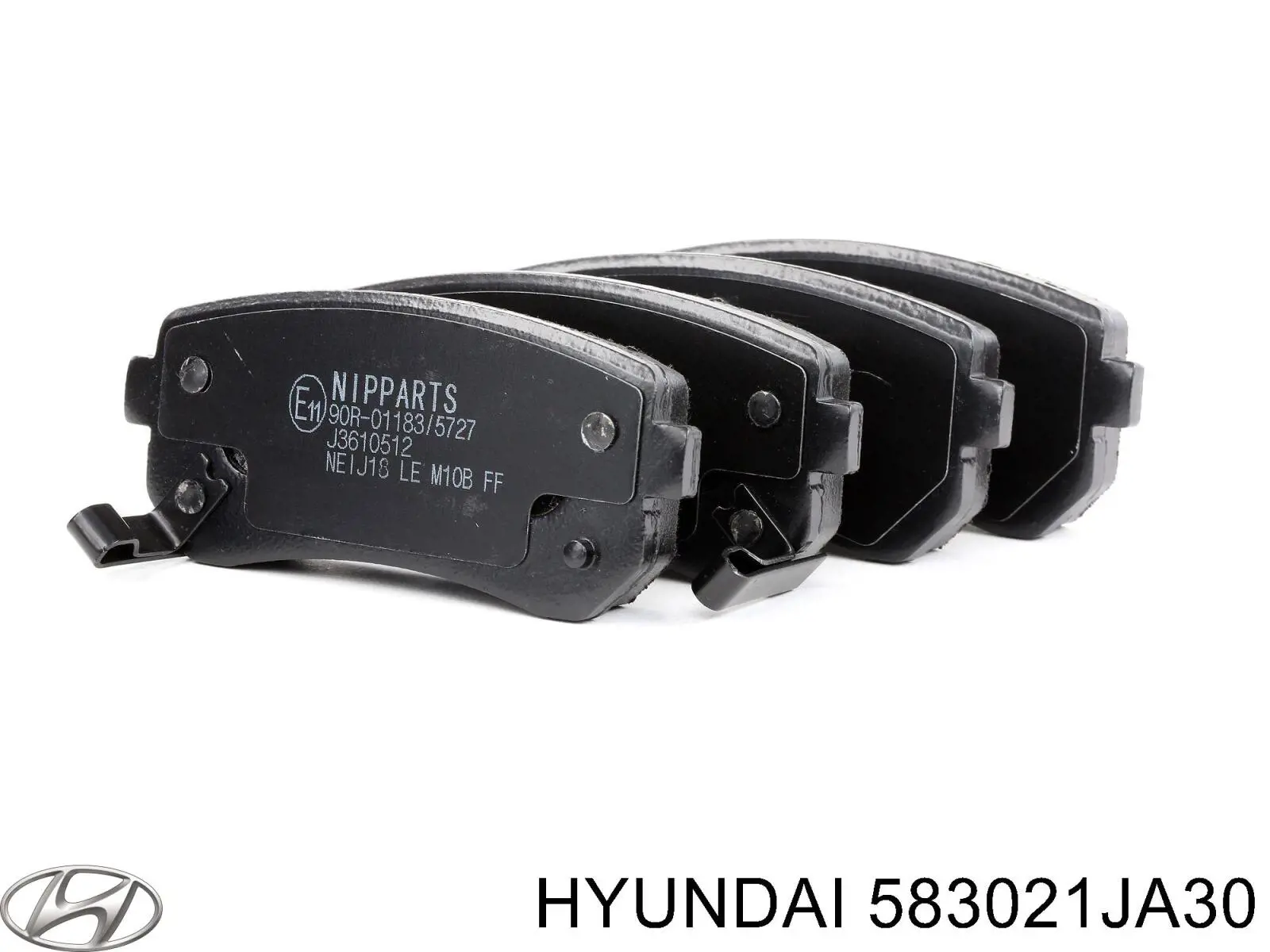 Задні гальмівні колодки 583021JA30 Hyundai/Kia