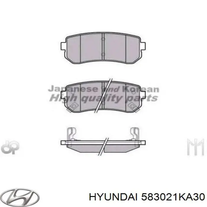 Купити 583021KA30 Hyundai/Kia Задні колодки