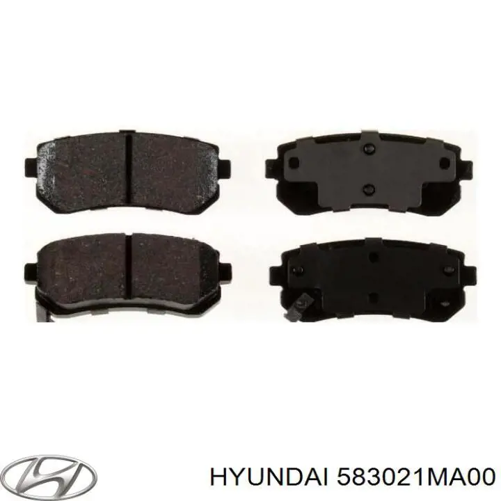 583021MA00 Hyundai/Kia Колодки гальмівні задні, дискові