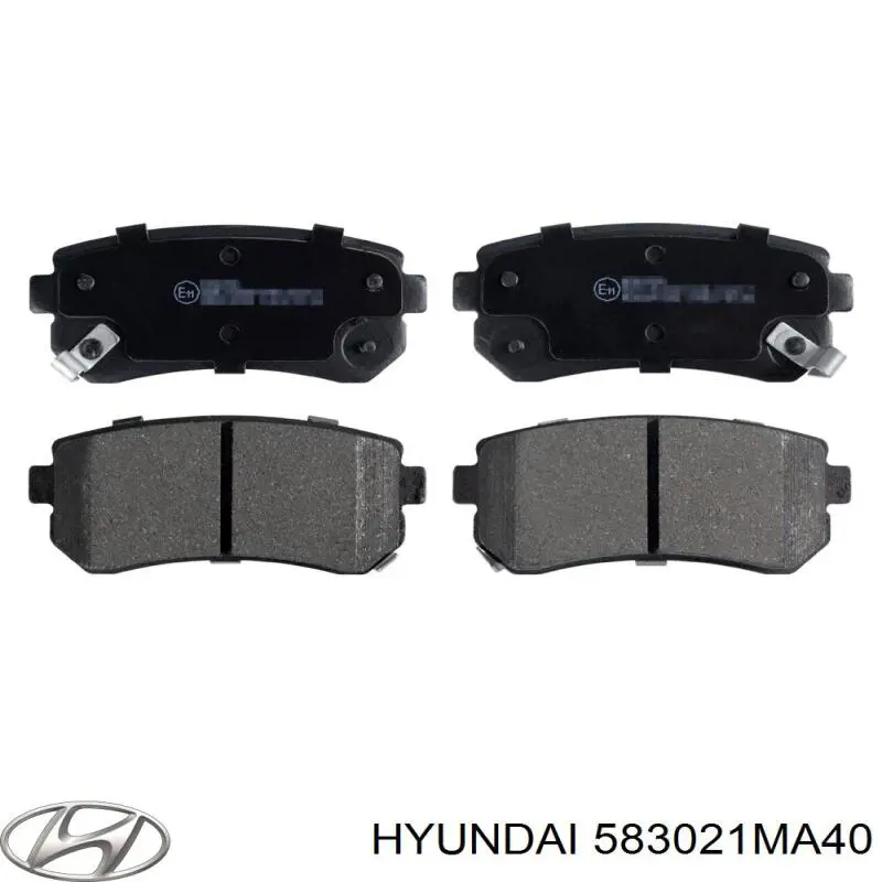 Задні гальмівні колодки 583021MA40 Hyundai/Kia