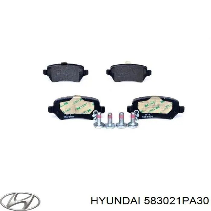 583021PA30 Hyundai/Kia колодки гальмові задні, дискові