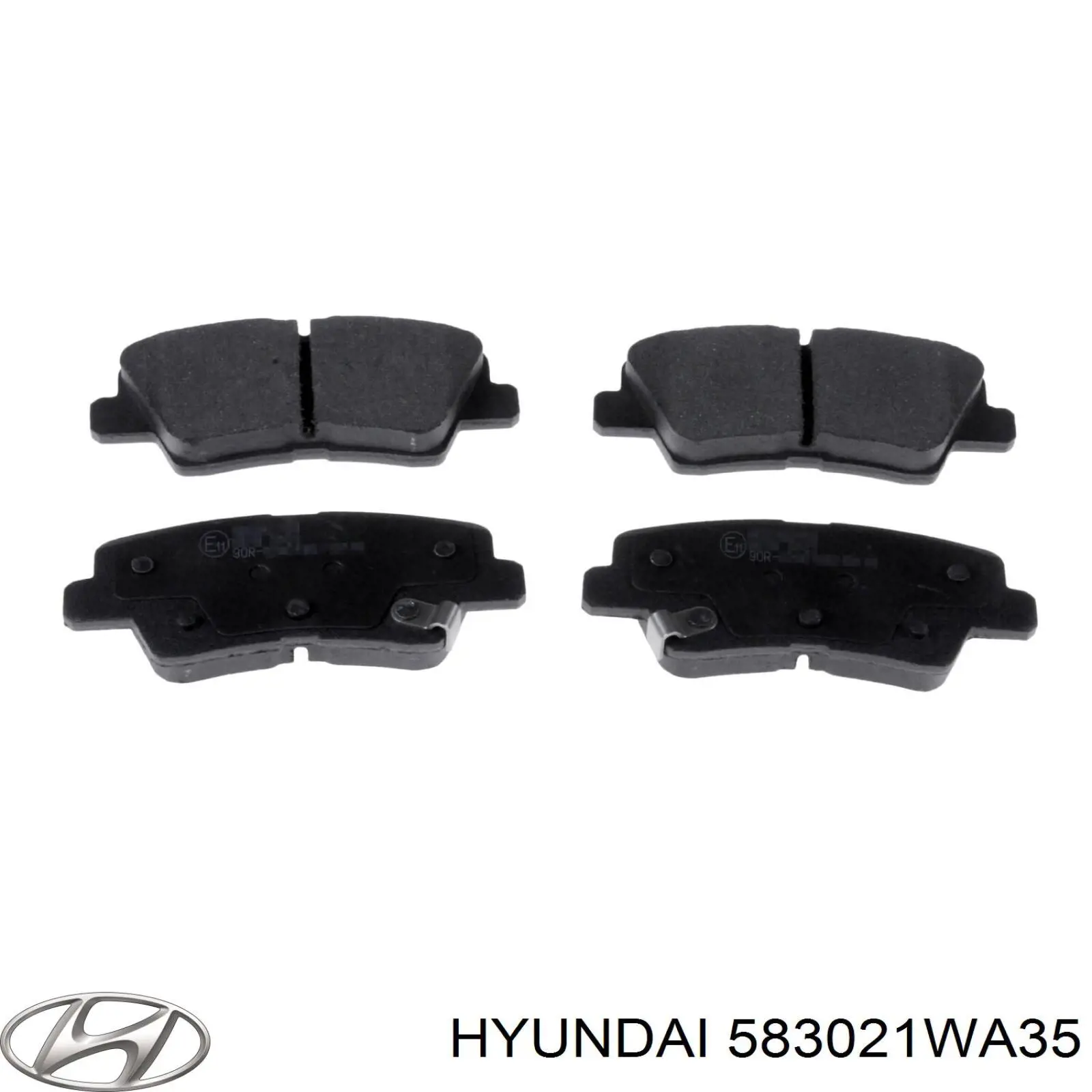 Задні дискові колодки Hyundai/Kia 583021WA35