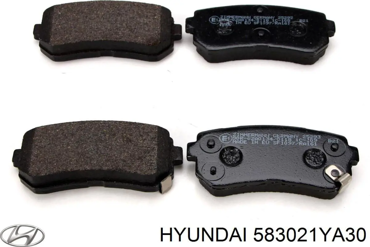 Задні гальмівні колодки 583021YA30 Hyundai/Kia