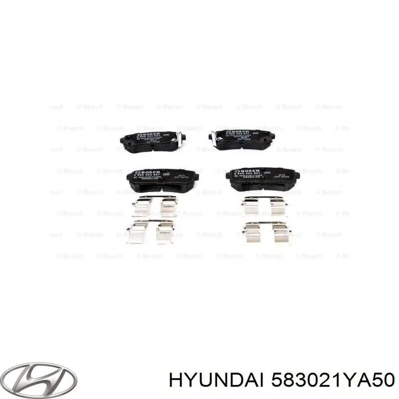 Купити 583021YA50 Hyundai/Kia Задні колодки