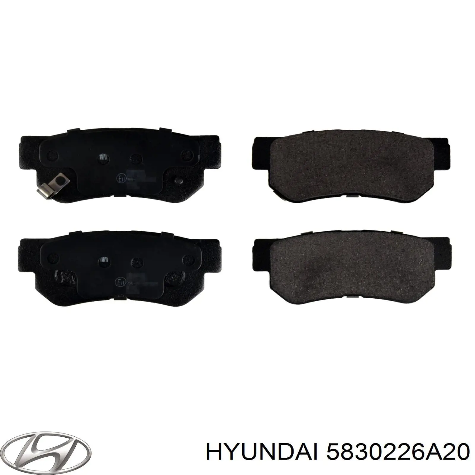 Купити 5830226A20 Hyundai/Kia Задні колодки