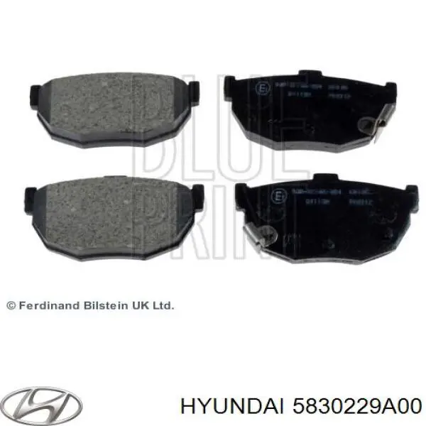 Колодки гальмові задні, дискові 5830229A00 Hyundai/Kia