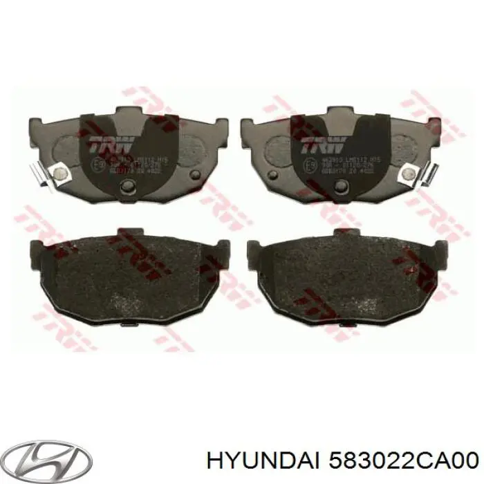 Купити 583022CA00 Hyundai/Kia Задні колодки