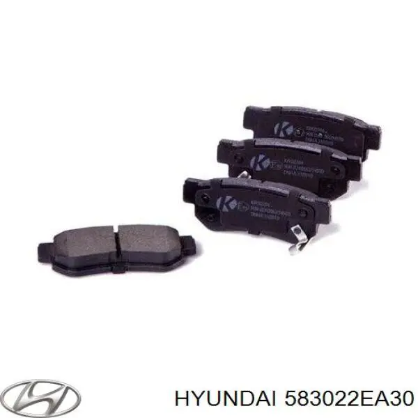 583022EA30 Hyundai/Kia Колодки гальмівні задні, дискові