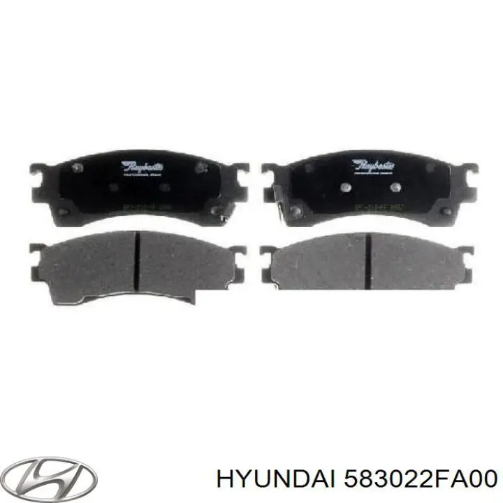 583022FA00 Hyundai/Kia Колодки гальмівні задні, дискові