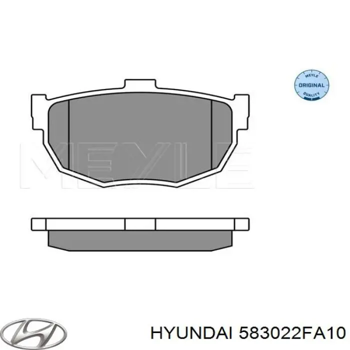 Купити 583022FA10 Hyundai/Kia Задні колодки