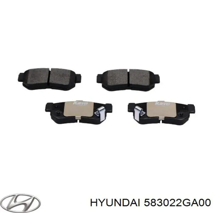 Задні гальмівні колодки Hyundai/Kia 583022GA00 ціна, від 9.88 USD