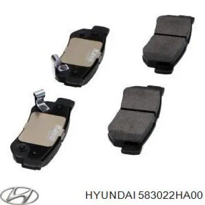 Купити 583022HA00 Hyundai/Kia Задні колодки