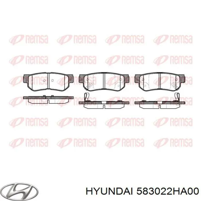 Задні гальмівні колодки Hyundai/Kia 583022HA00 ціна, від 14.71 USD