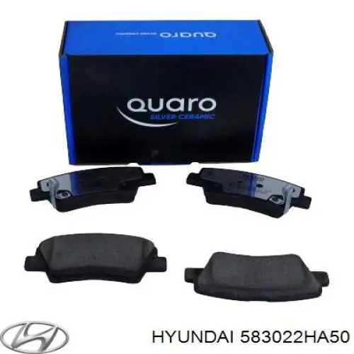 Задні гальмівні колодки Hyundai/Kia 583022HA50 ціна, від 17.47 USD