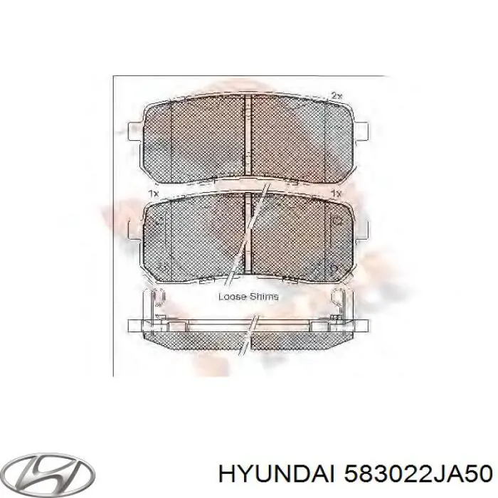 Купити 583022JA50 Hyundai/Kia 