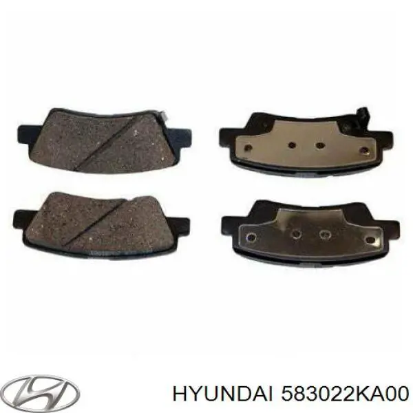 583022KA00 Hyundai/Kia колодки гальмові задні, дискові