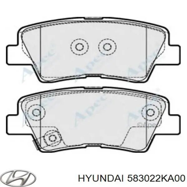 Купити 583022KA00 Hyundai/Kia Задні колодки