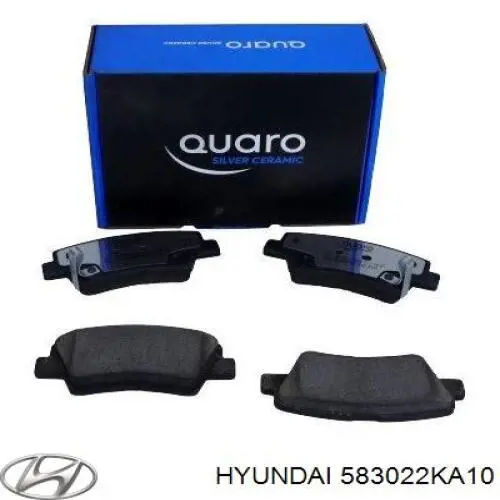 Задні дискові колодки Hyundai/Kia 583022KA10