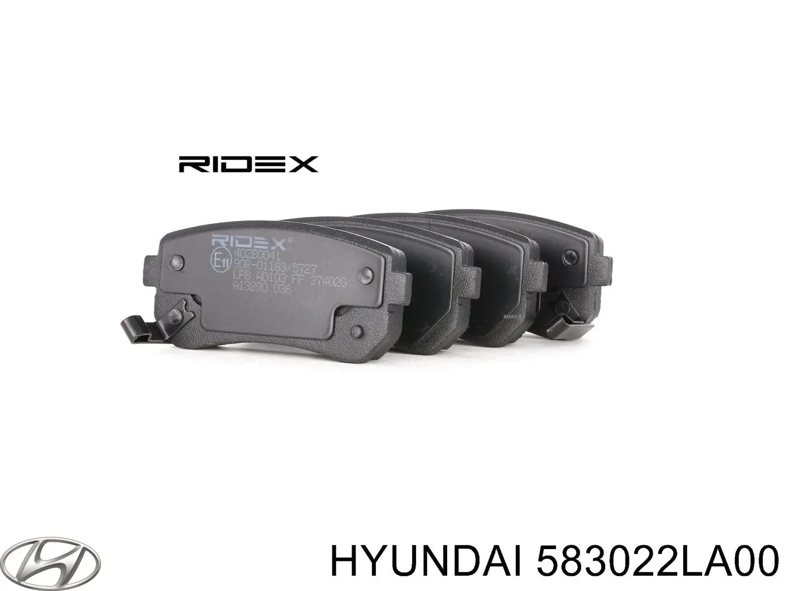583022LA00 Hyundai/Kia колодки гальмові задні, дискові