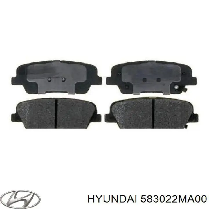 Купити 583022MA00 Hyundai/Kia Задні колодки
