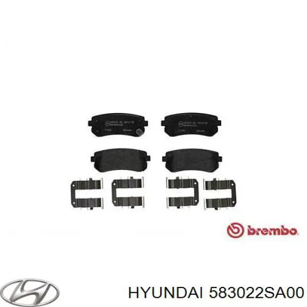 Купити 583022SA00 Hyundai/Kia Задні колодки