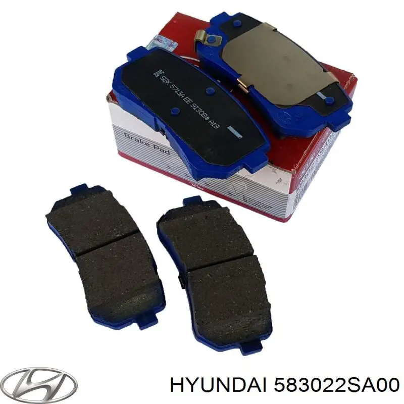 583022SA00 Hyundai/Kia колодки гальмові задні, дискові