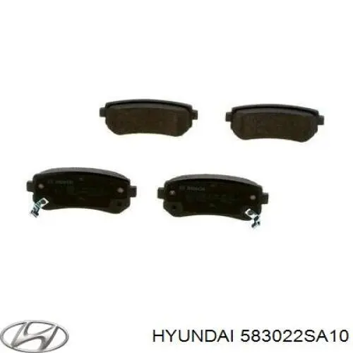 Задні гальмівні колодки Hyundai/Kia 583022SA10 ціна, від 17.11 USD