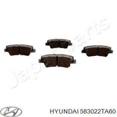 Задні гальмівні колодки 583022TA60 Hyundai/Kia