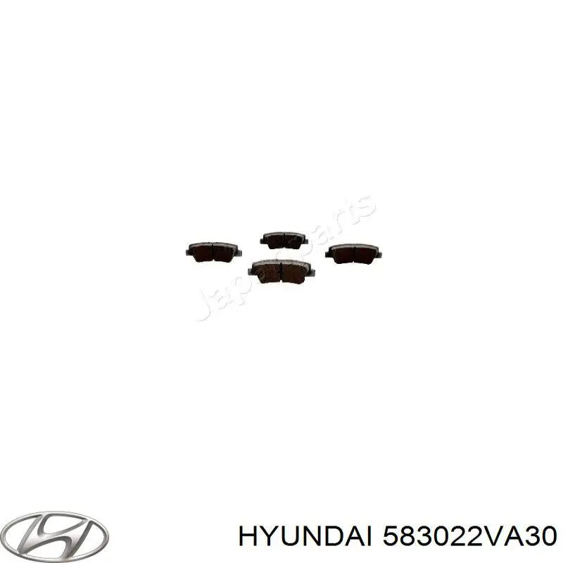 Задні дискові колодки Hyundai/Kia 583022VA30