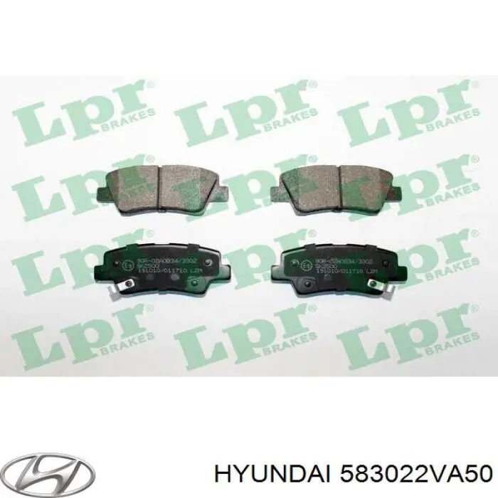 Купити 583022VA50 Hyundai/Kia Задні колодки