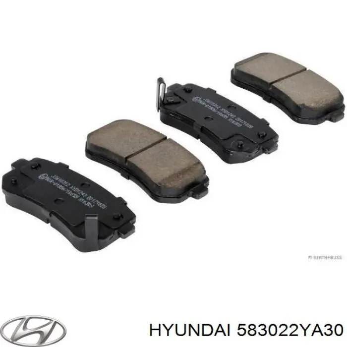 Колодки гальмові задні, дискові 583022YA30 Hyundai/Kia