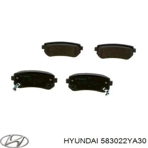 Задні гальмівні колодки Hyundai/Kia 583022YA30 ціна, від 17.47 USD
