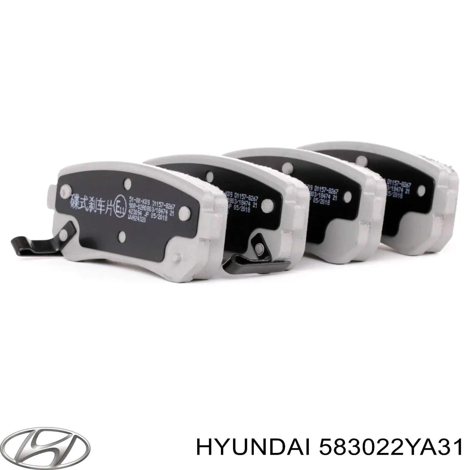 Задні гальмівні колодки Hyundai/Kia 583022YA31 ціна, від 17.49 USD