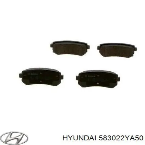 Задні дискові колодки Hyundai/Kia 583022YA50