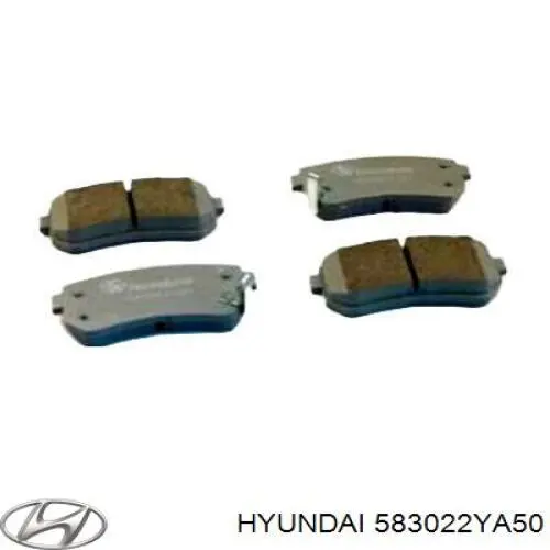 583022YA50 Hyundai/Kia Колодки гальмівні задні, дискові