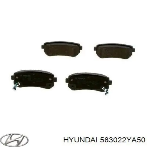 Задні гальмівні колодки Hyundai/Kia 583022YA50 ціна, від 17.47 USD