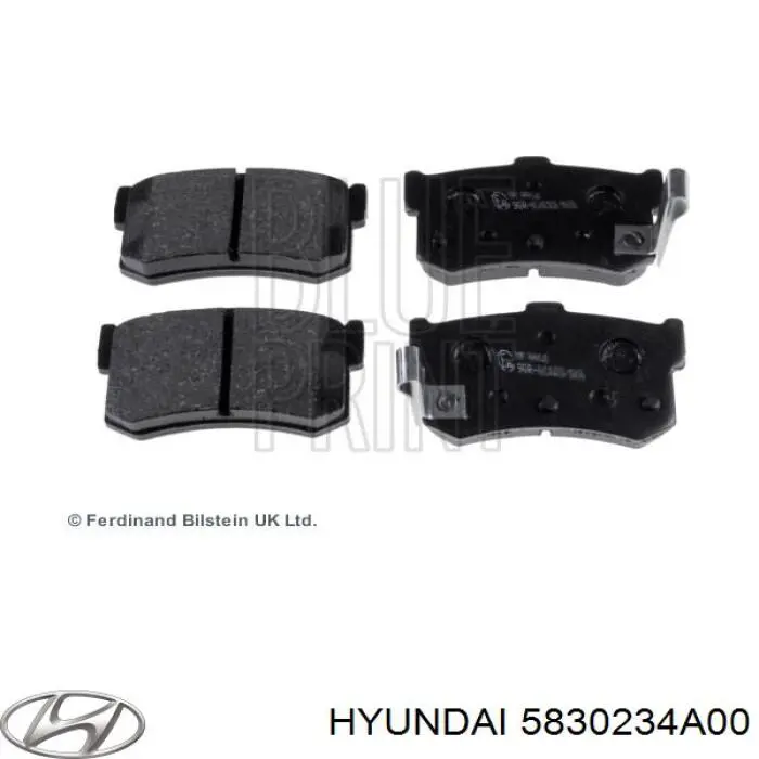 Купити 5830234A00 Hyundai/Kia Задні колодки