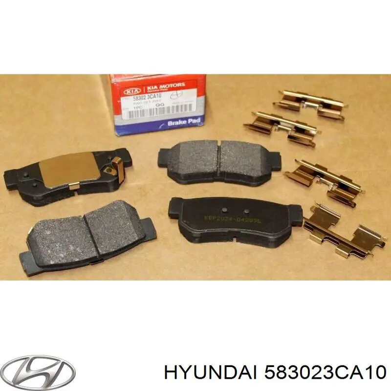 Задні гальмівні колодки Hyundai/Kia 583023CA10 ціна, від 10.98 USD
