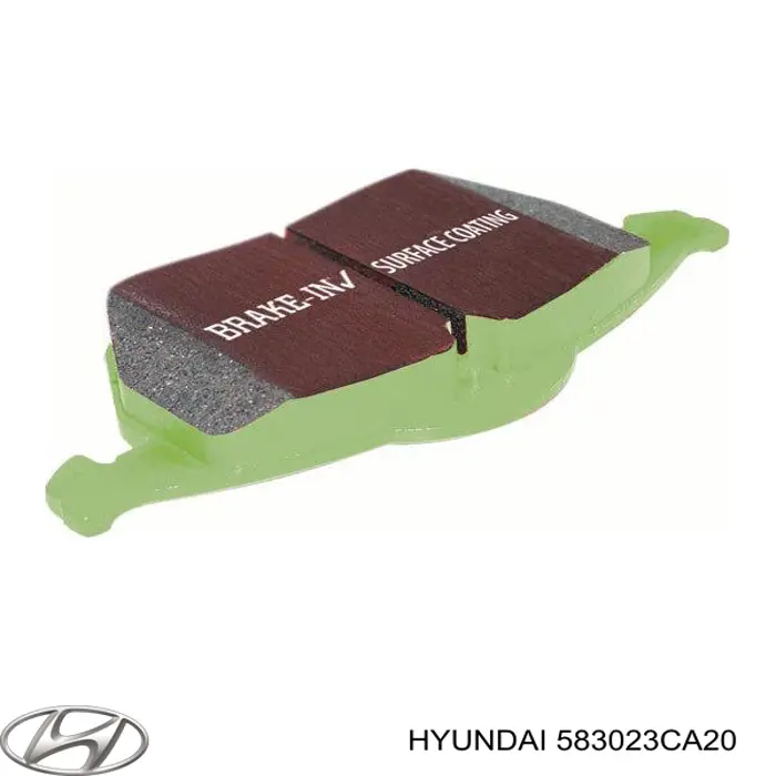 583023CA20 Hyundai/Kia колодки гальмові задні, дискові