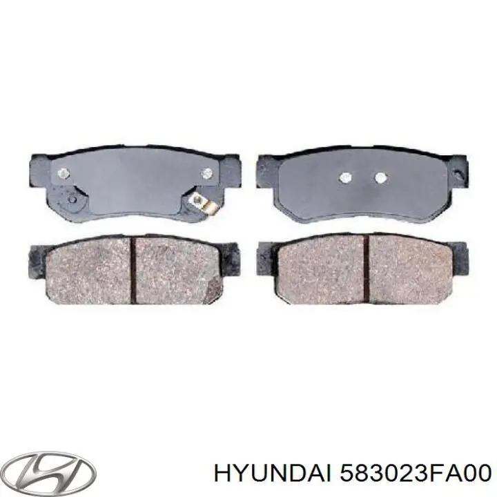 Задні гальмівні колодки Hyundai/Kia 583023FA00 ціна, від 12.67 USD