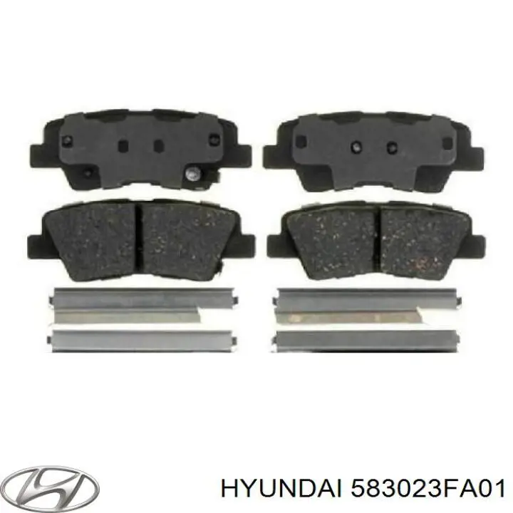 Задні дискові колодки Hyundai/Kia 583023FA01