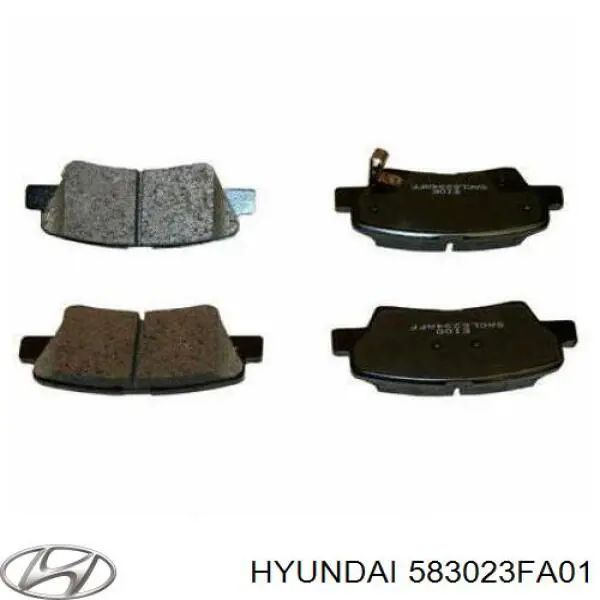 583023FA01 Hyundai/Kia колодки гальмові задні, дискові