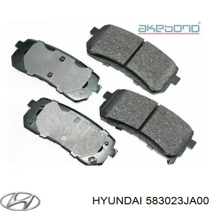 583023JA00 Hyundai/Kia Колодки гальмівні задні, дискові