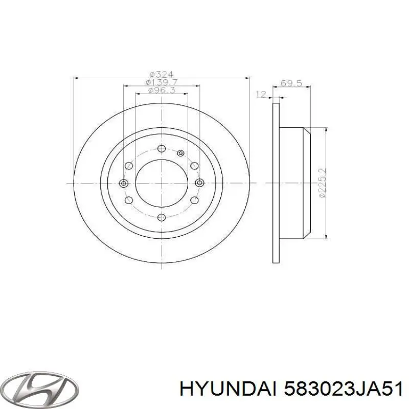 Задні гальмівні колодки Hyundai/Kia 583023JA51 ціна, від 19.00 USD