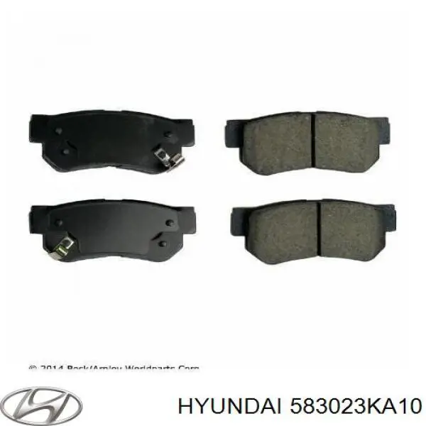 583023KA10 Hyundai/Kia колодки гальмові задні, дискові
