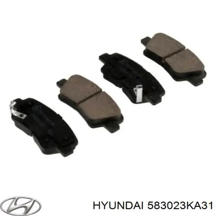 Купити 583023KA31 Hyundai/Kia Задні колодки