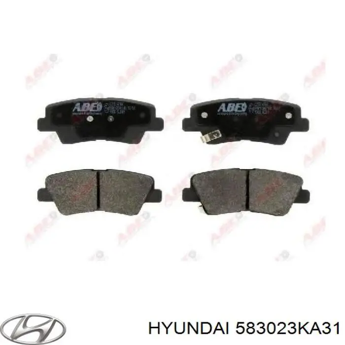 Колодки гальмові задні, дискові 583023KA31 Hyundai/Kia