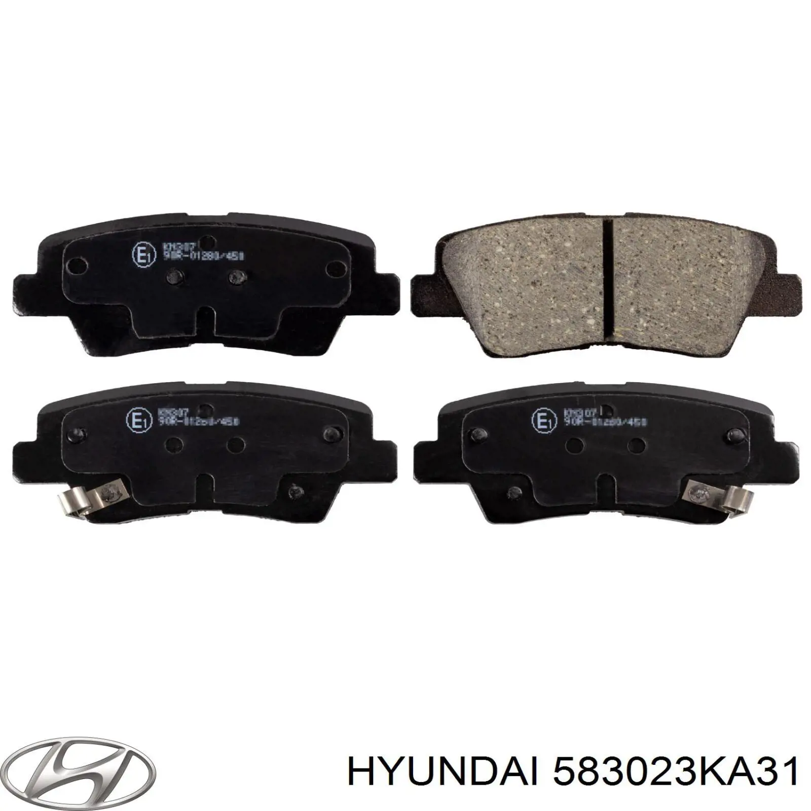 Задні гальмівні колодки Hyundai/Kia 583023KA31 ціна, від 19.62 USD