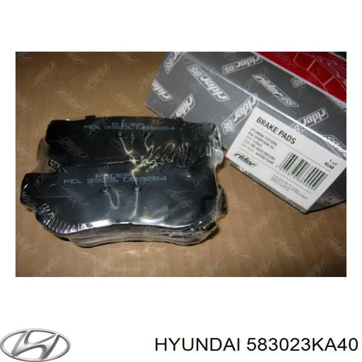 583023KA40 Hyundai/Kia колодки гальмові задні, дискові